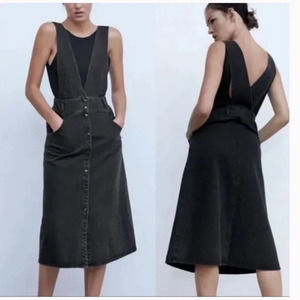 Zara Black Midi Dress